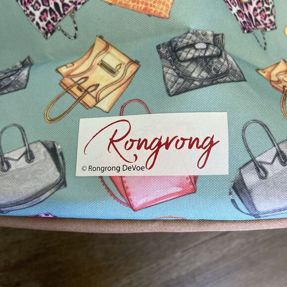 Rongrong Insulated Lunch Tote Bag Purses Pattern picnik work vacation travel - Picture 4 of 9